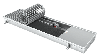 Конвектор EVA с вентилятором: глубина 80 мм, ширина 303 мм, длина 3000 мм